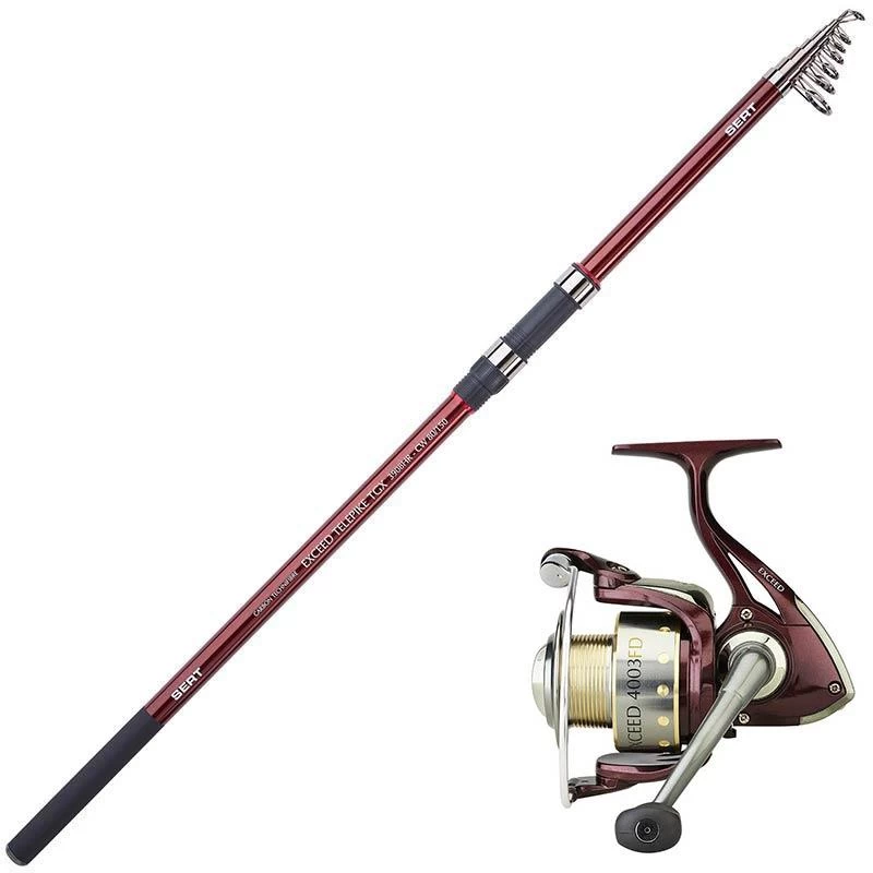 ENSEMBLE POSÉ TÉLESCOPIQUE SERT EXCEED TELEPIKE TWX + EXCEED SPN 4003 FD 3 ENSEMBLE POSÉ TÉLESCOPIQUE SERT EXCEED TELEPIKE TWX + EXCEED SPN 4003 FD