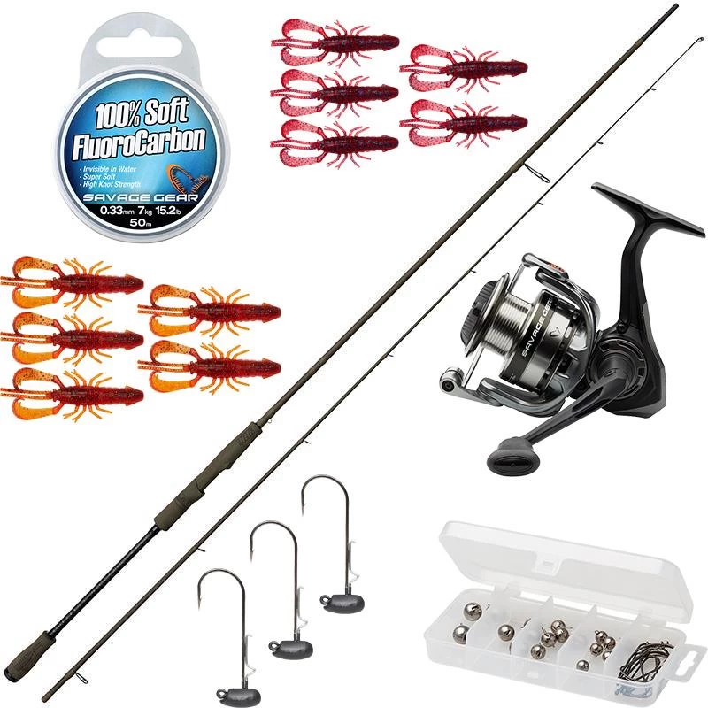 ENSEMBLE SPINNING SAVAGE GEAR PERCH ACADEMY KIT#1 - TEAM NED & CHEB 3 ENSEMBLE SPINNING SAVAGE GEAR PERCH ACADEMY KIT#1 - TEAM NED & CHEB