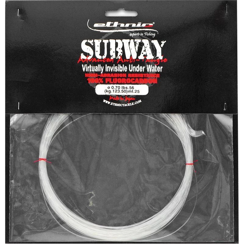 FLUOROCARBONE TUBERTINI SUBWAY - 25M 3 FLUOROCARBONE TUBERTINI SUBWAY - 25M