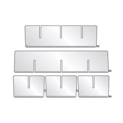 REGLETTE DE SEPARATION DELALANDE POUR BOITE DELALANDE