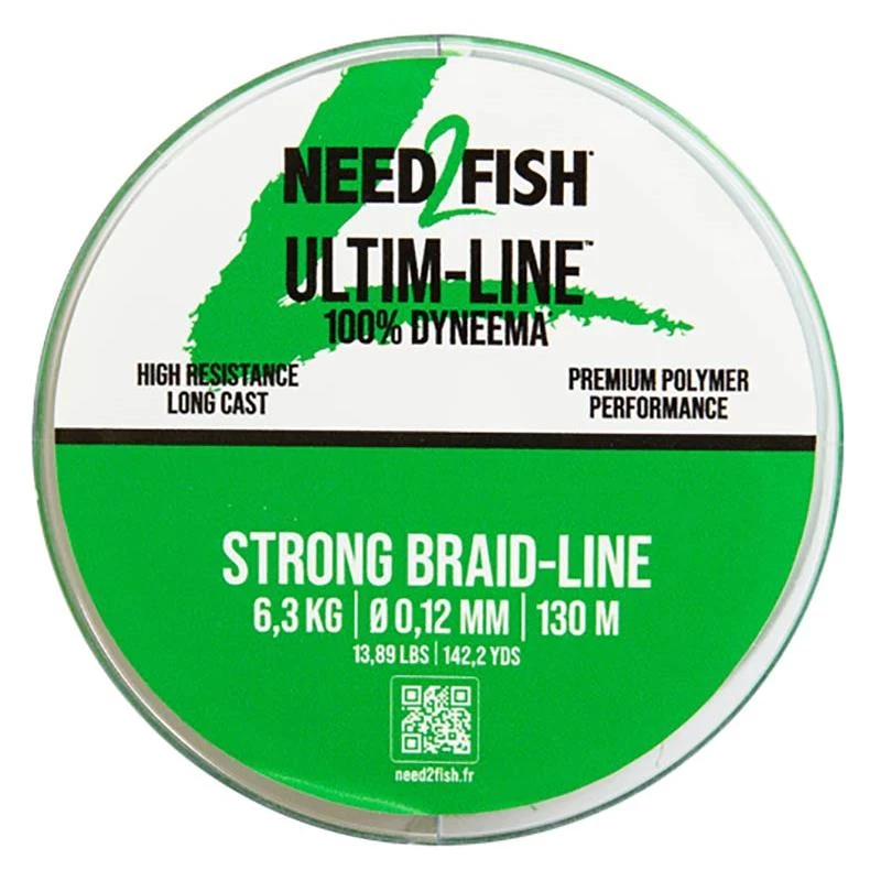 TRESSE NEED2FISH ULTIM-LINE - VERT - 130M 3 TRESSE NEED2FISH ULTIM-LINE - VERT - 130M
