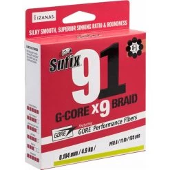 TRESSE SUFIX 91 G-CORE NEON CHARTREUSE - 300M